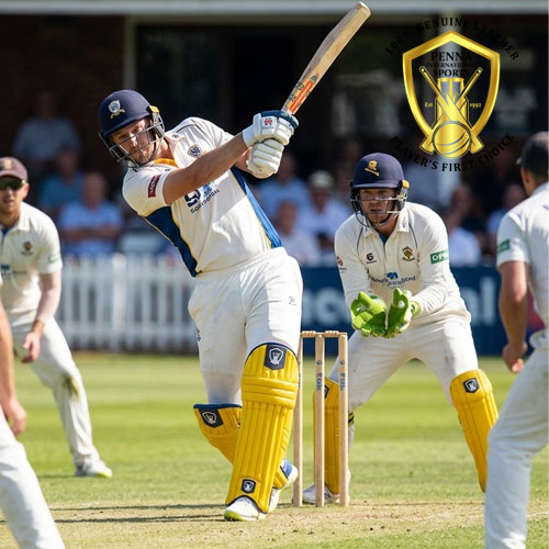 Penna Yellow and Blue Cricket Keeper Pad 05