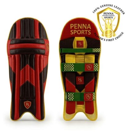 Elite Pro Red & Black Cricket Pads